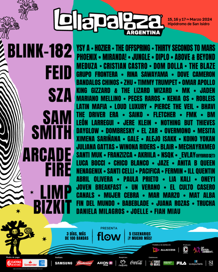 Lollapalooza Argentina - Festival Lineup, Dates and Location