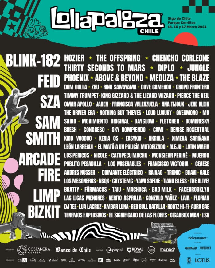 Lollapalooza Delivers 2025 Artist Lineups for South American Festival