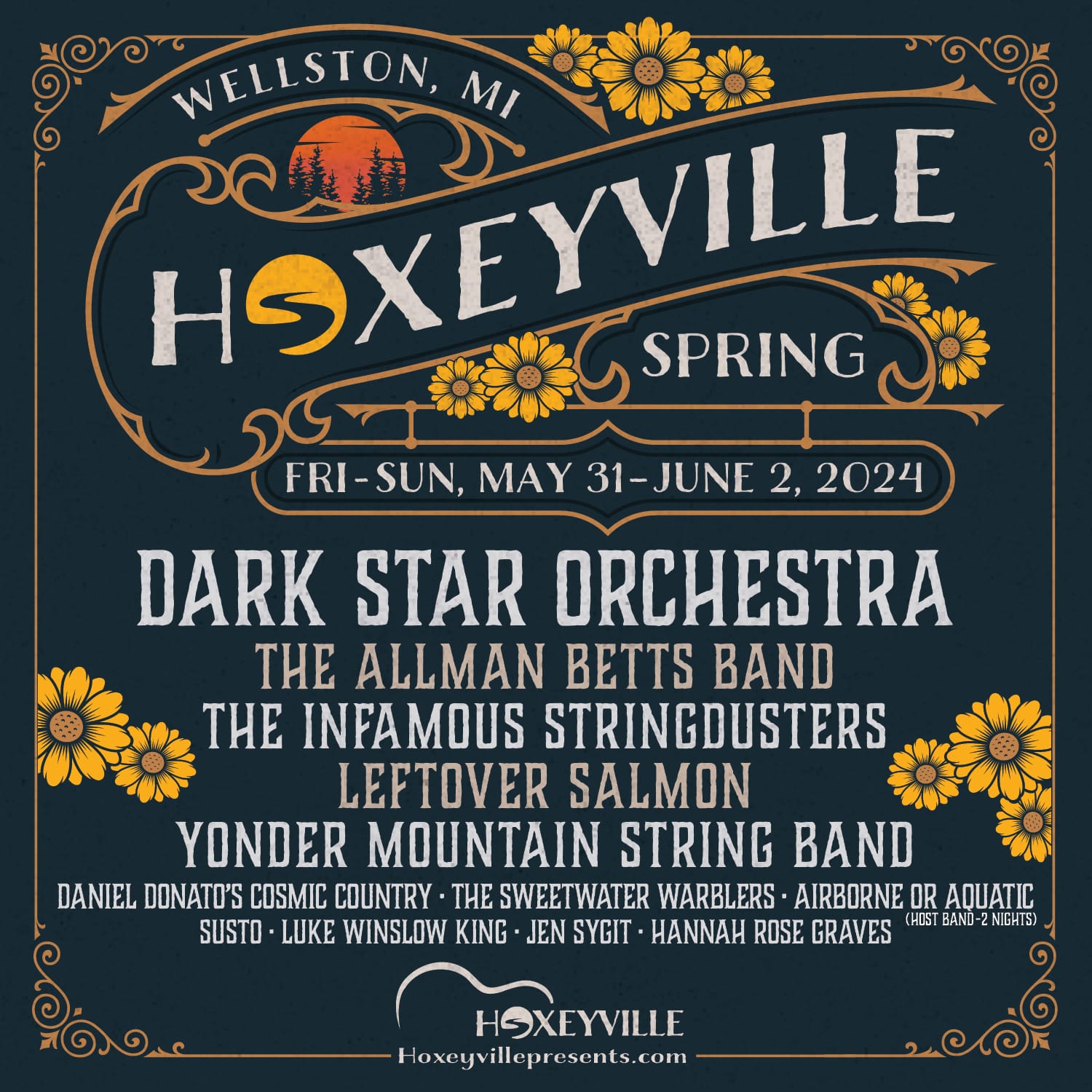 Hoxeyville Spring Adds Dark Star Orchestra, Yonder Mountain String Band and Daniel Donato to Debut Event