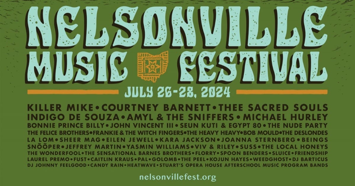 Nelsonville Music Festival Drops 2024 Lineup Featuring Killer Mike ...