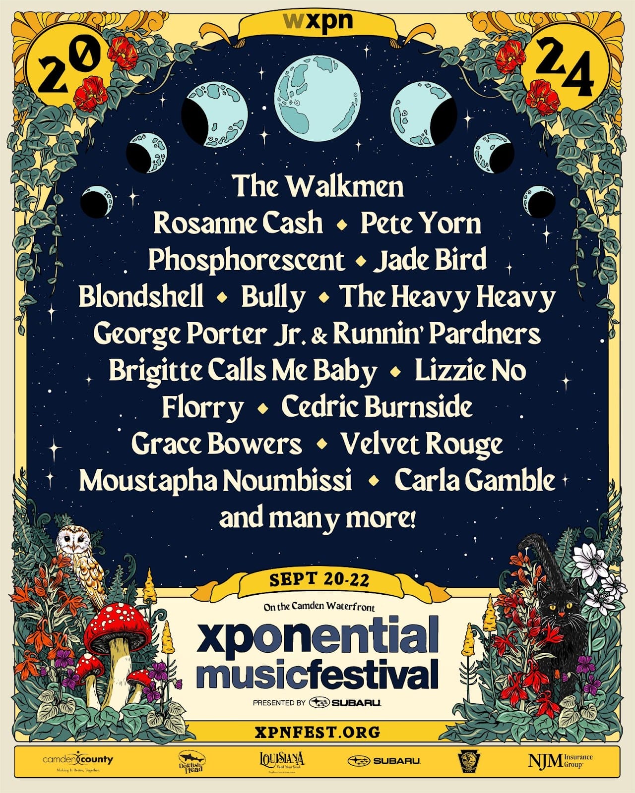 WXPN Adds Artists to 2024 XPoNential Festival Lineup: George Porter Jr., Jade Bird, Brigitte Calls Me Baby and More