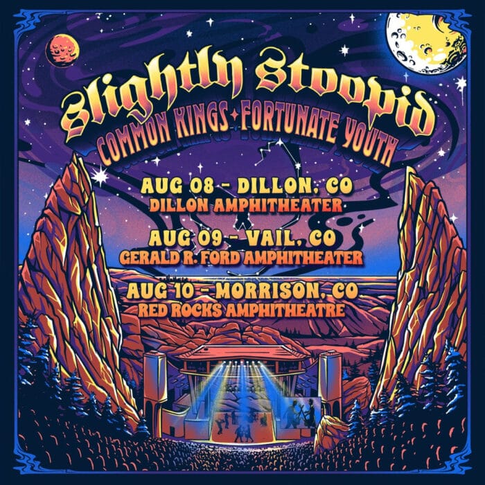 Slightly Stoopid Plan ThreeNight Colorado Run with Red Rocks Appearance