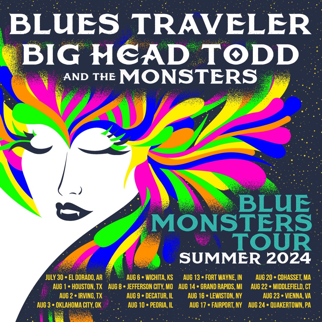 Blues Traveler and Big Head Todd & The Monsters Revive Blue Monsters Tour for Summer 2024