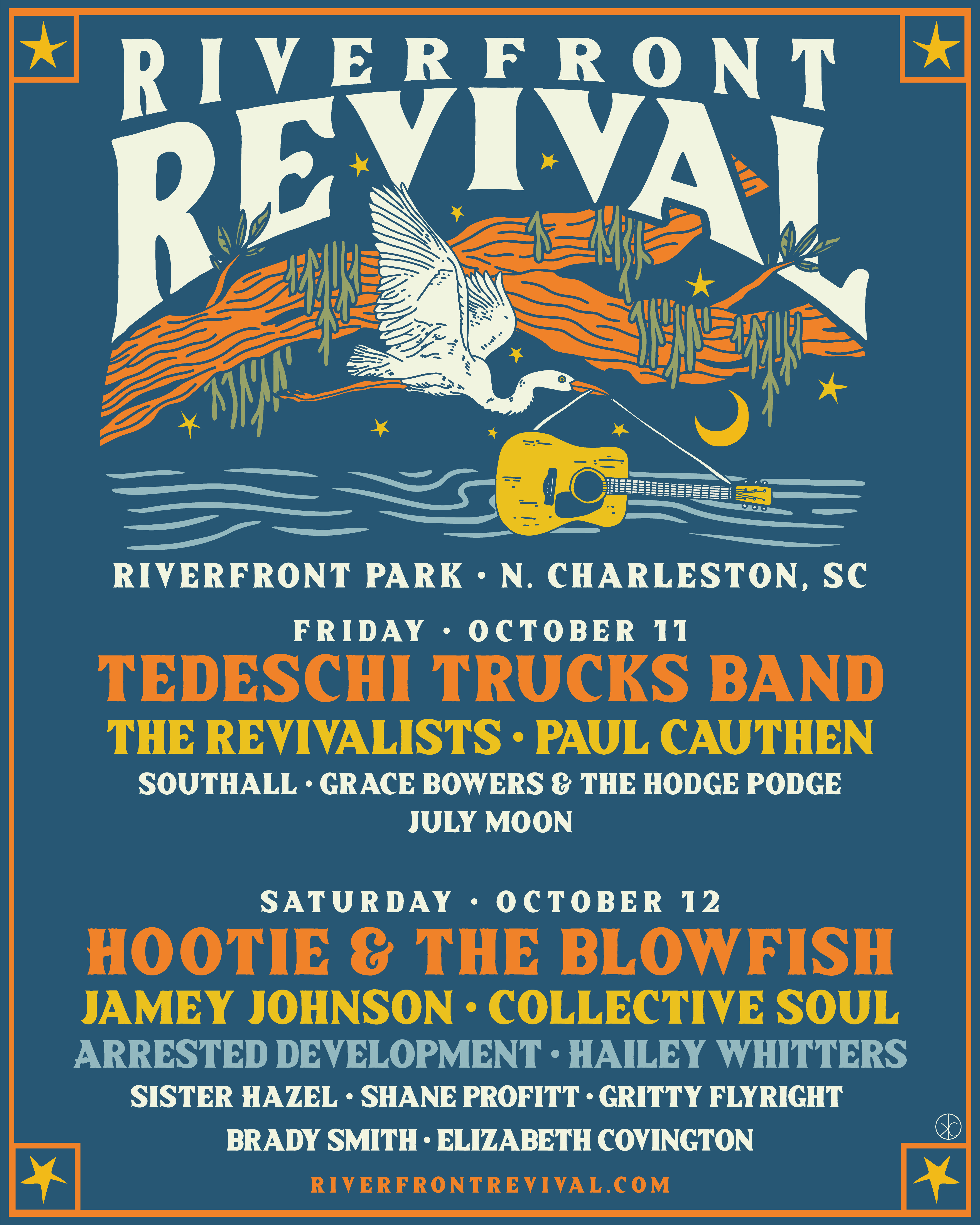 Riverfront Revival Reveals 2024 Artist Lineup: Hootie & The Blowfish, Tedeschi Trucks Band, The Revivalists and More