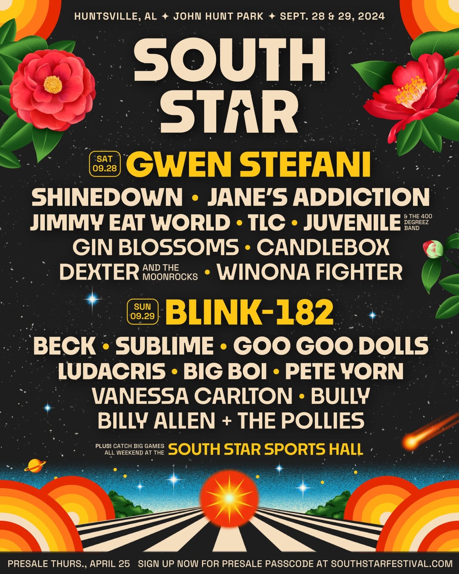 Gwen Stefani, blink-182 to Headline Inaugural South Star Festival