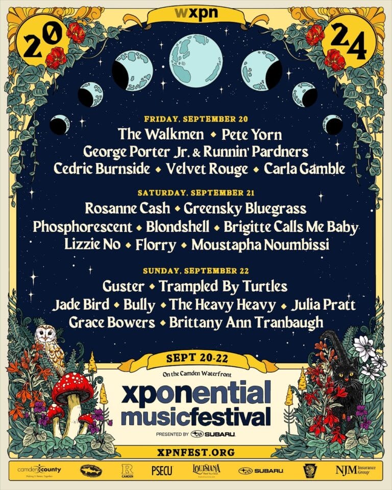 WXPN’s XPoNential Music Festival Expands 2024 Artist Lineup with