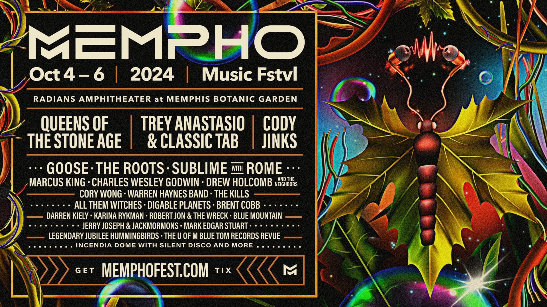 Mempho Music Festival Unveils 2024 Lineup Trey Anastasio & Classic TAB