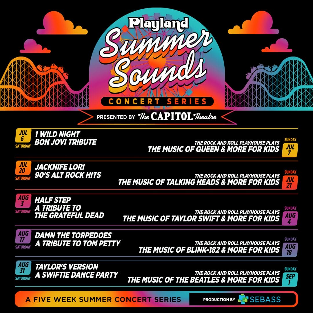 The Capitol Theatre and Playland Unveil Summer Sounds Concert Series