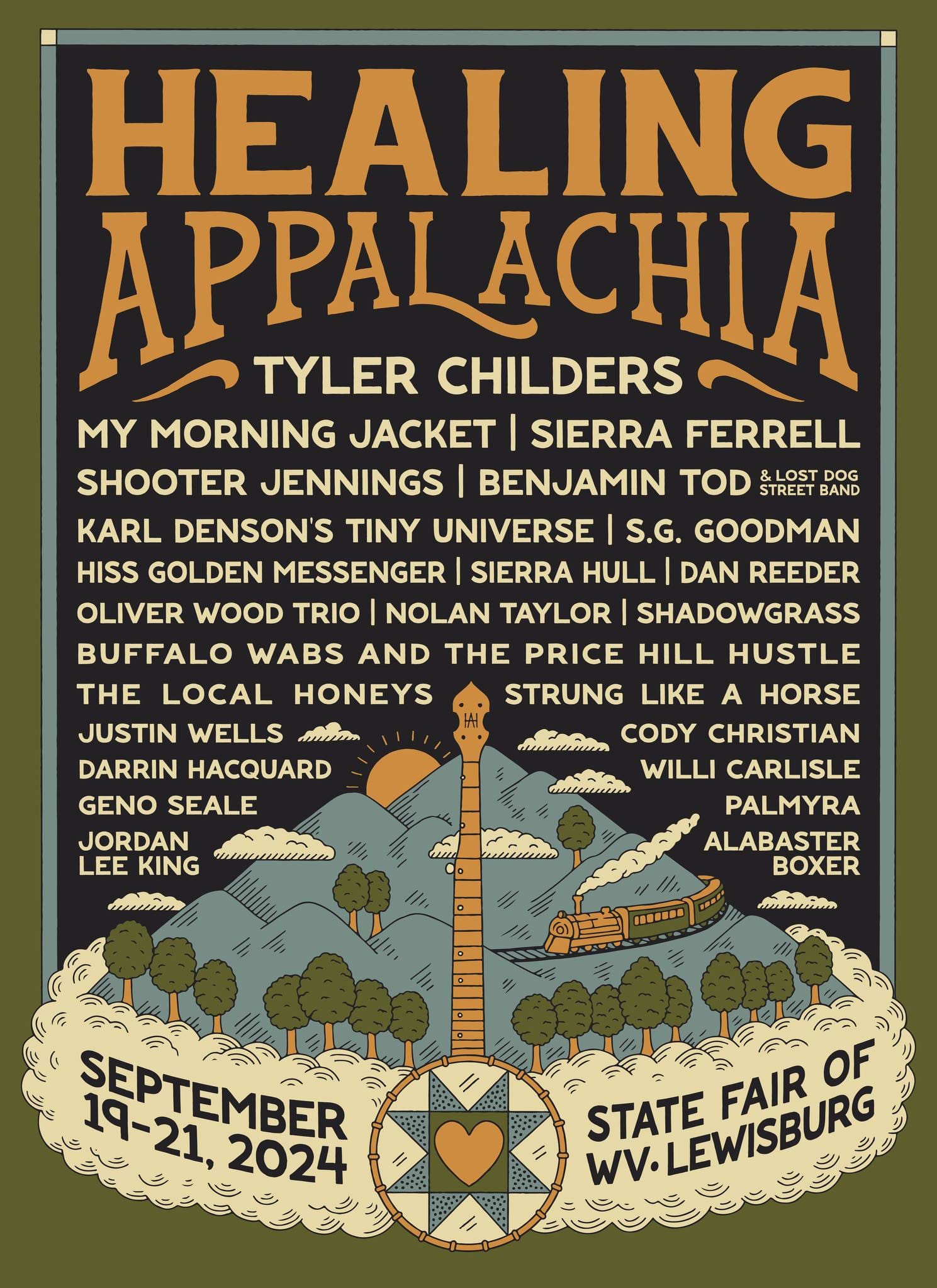 Healing Appalachia Unveils 2024 Lineup, Featuring Tyler Childers, My Morning Jacket, Sierra Ferrell and More