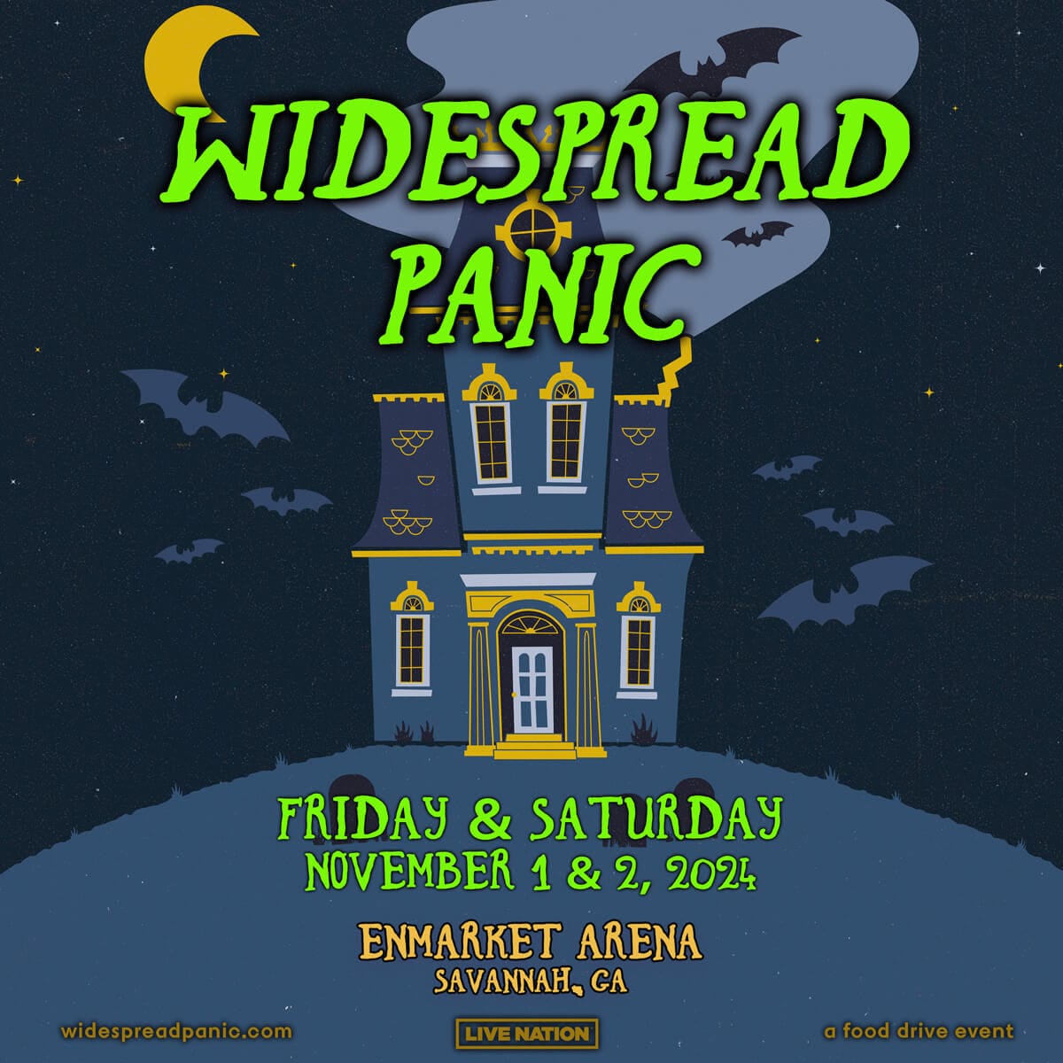 Widespread Panic Detail 2024 Halloween Shows in Savannah, Ga. Widespread Panic Detail 2024 Halloween Shows in Savannah, Ga.