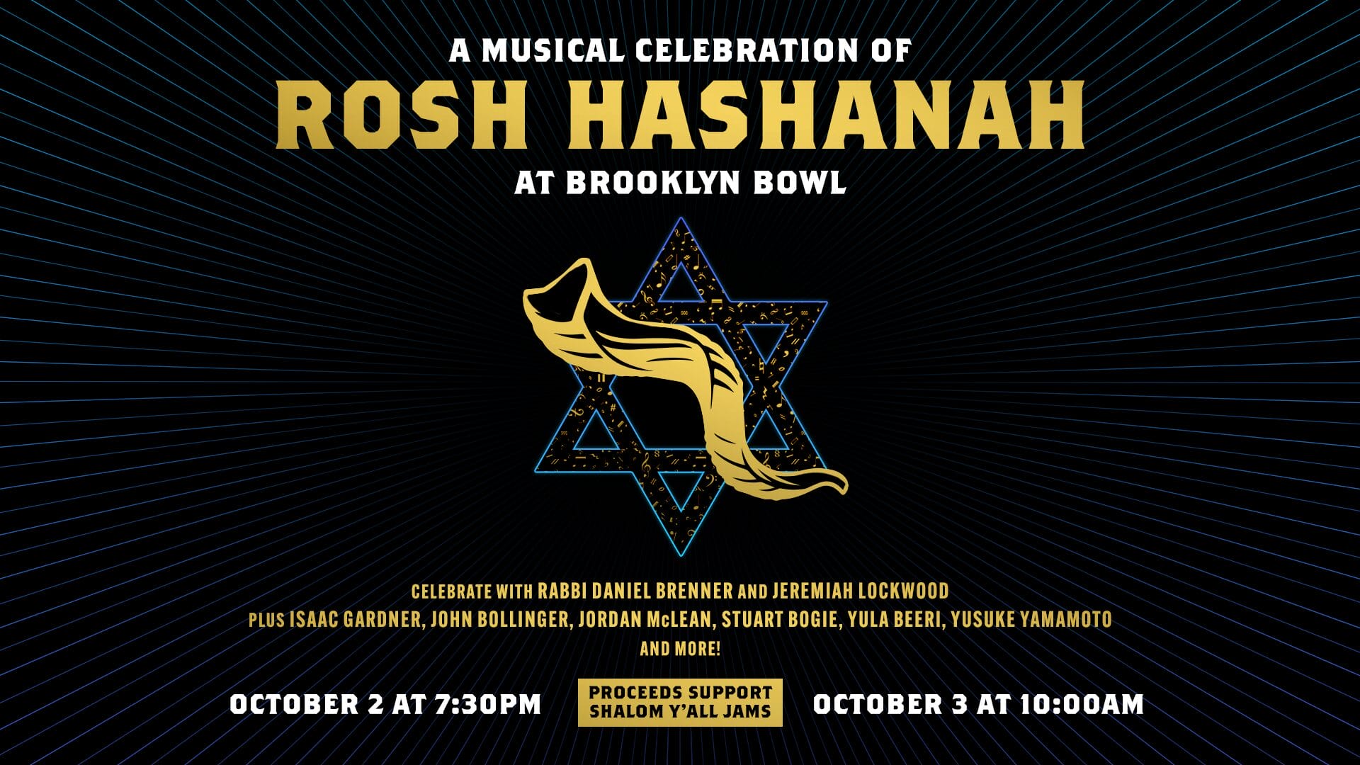 Rosh Hashanah Hosted by New York's Brooklyn Bowl to Feature Traditional