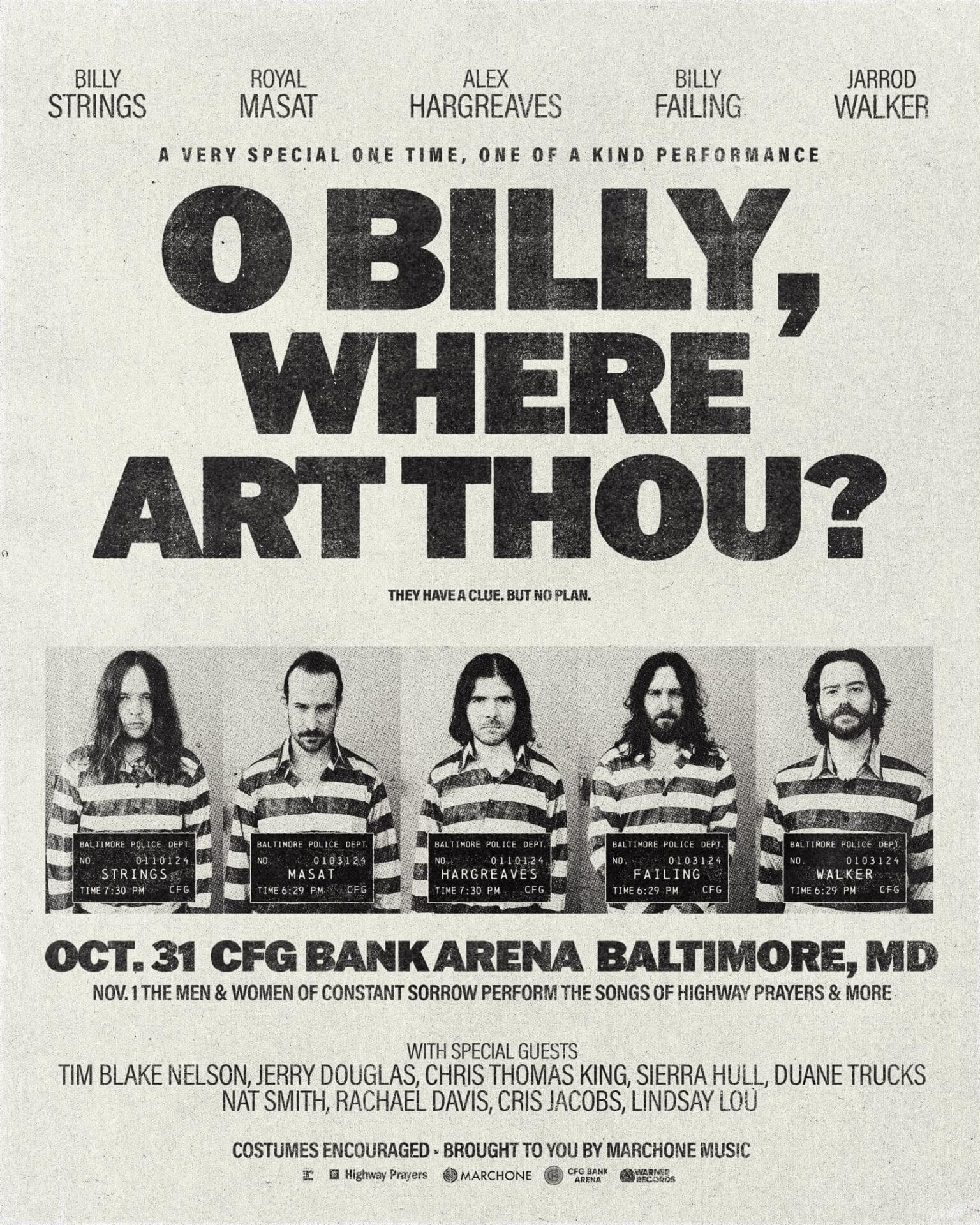 The Soggy Bottom Boys: Billy Strings Applies ‘O Brother, Where Art Thou?’ Theme to Halloween Run, Details Baltimore Run The Soggy Bottom Boys: Billy Strings Applies ‘O Brother, Where Art Thou?’ Theme to Halloween Run, Details Baltimore Run