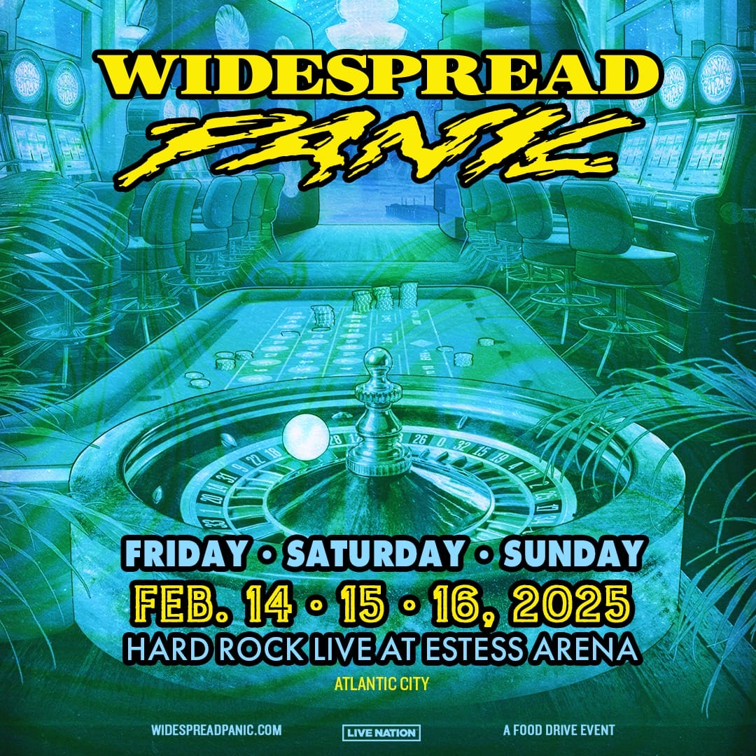 Widespread Return: Widespread Panic Announce Three-Night Atlantic City Run Widespread Return: Widespread Panic Announce Three-Night Atlantic City Run