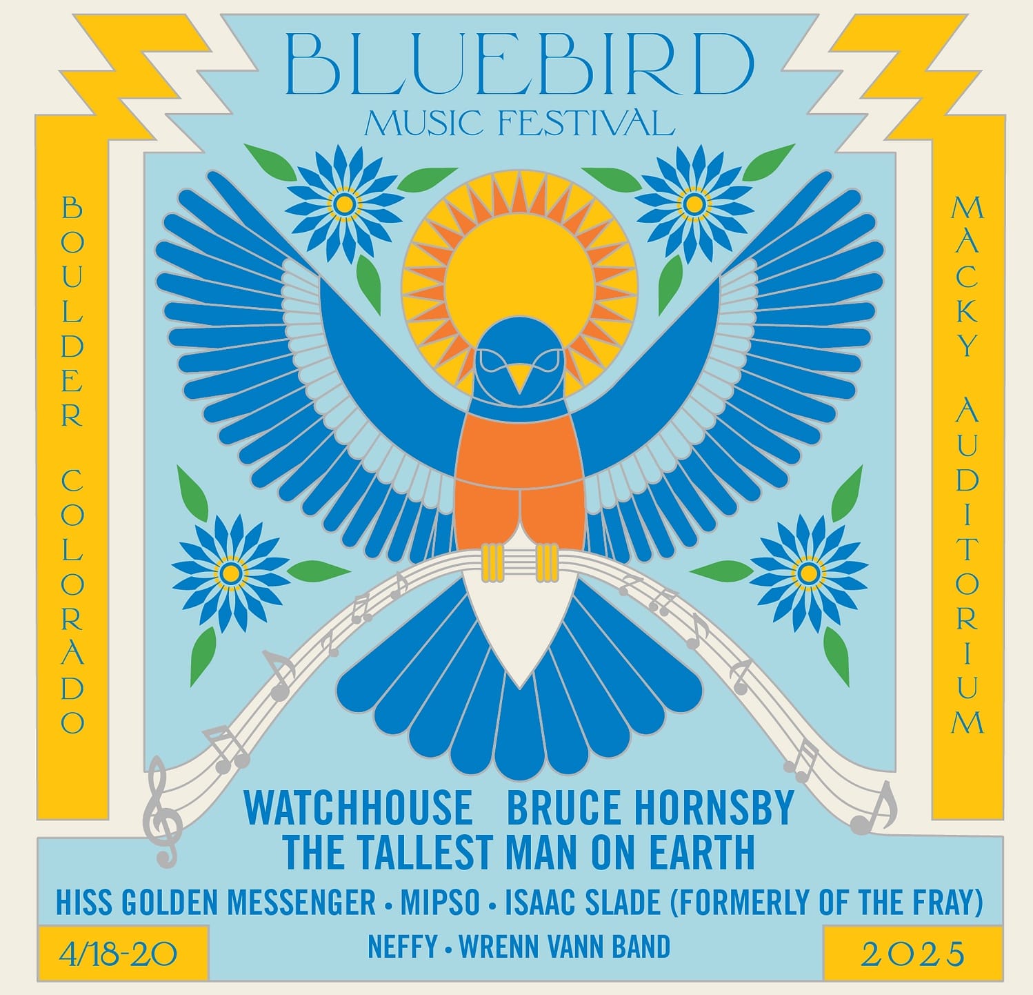 Bluebird Music Festival Announce 2025 Lineup Bruce Hornsby, Watchhouse