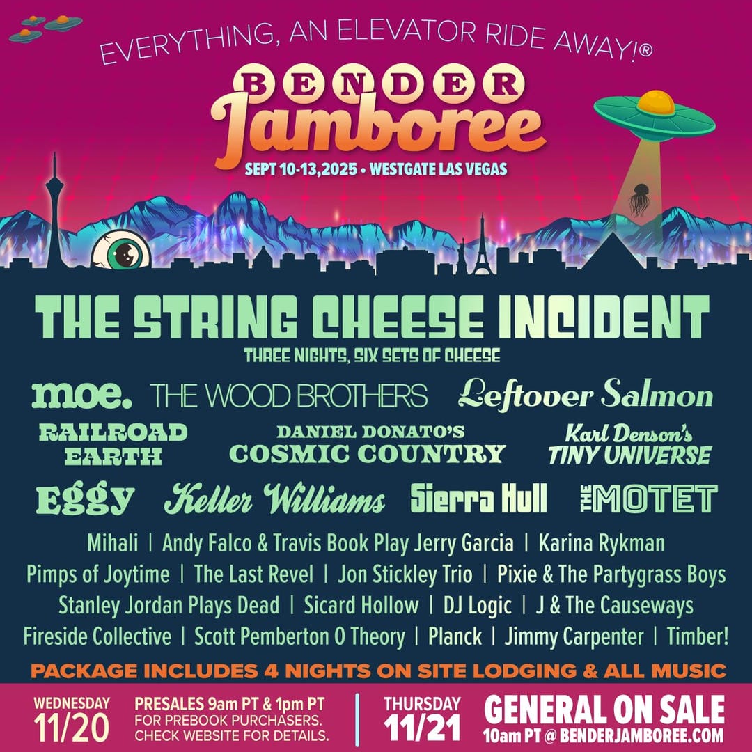 Bender Jamboree Reveals 2025 Artist Lineup Bender Jamboree Reveals 2025 Artist Lineup