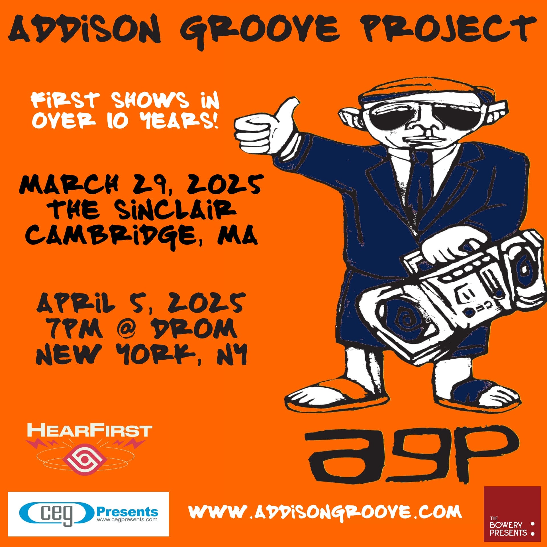 Addison Groove Project Announce First Concerts Since 2013