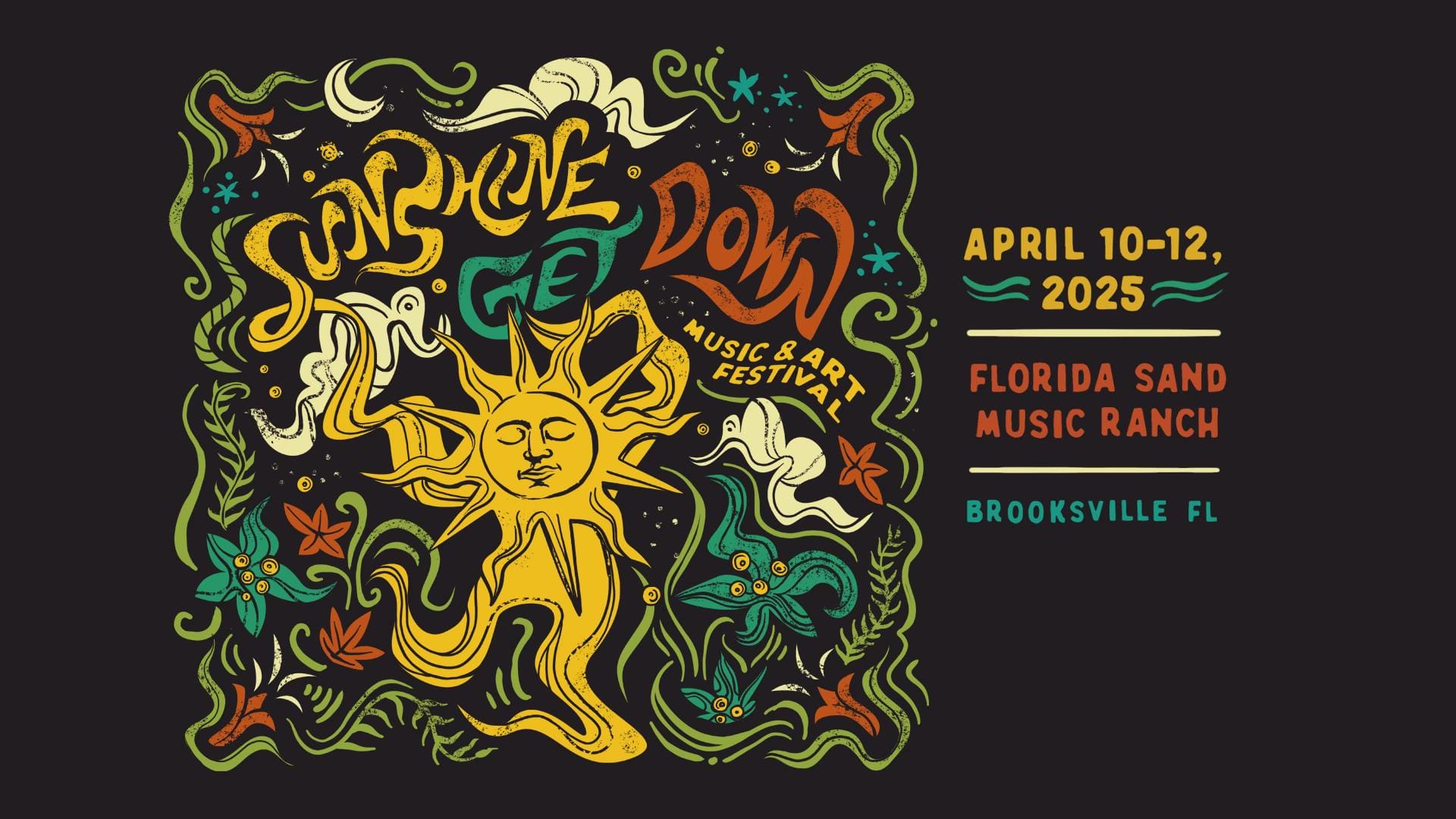 Sunshine Get Down Music & Arts Festival Outlines Initial 2025 Artist Lineup: Pigeons Playing Ping Pong, Big Something, Grateful Shred and More