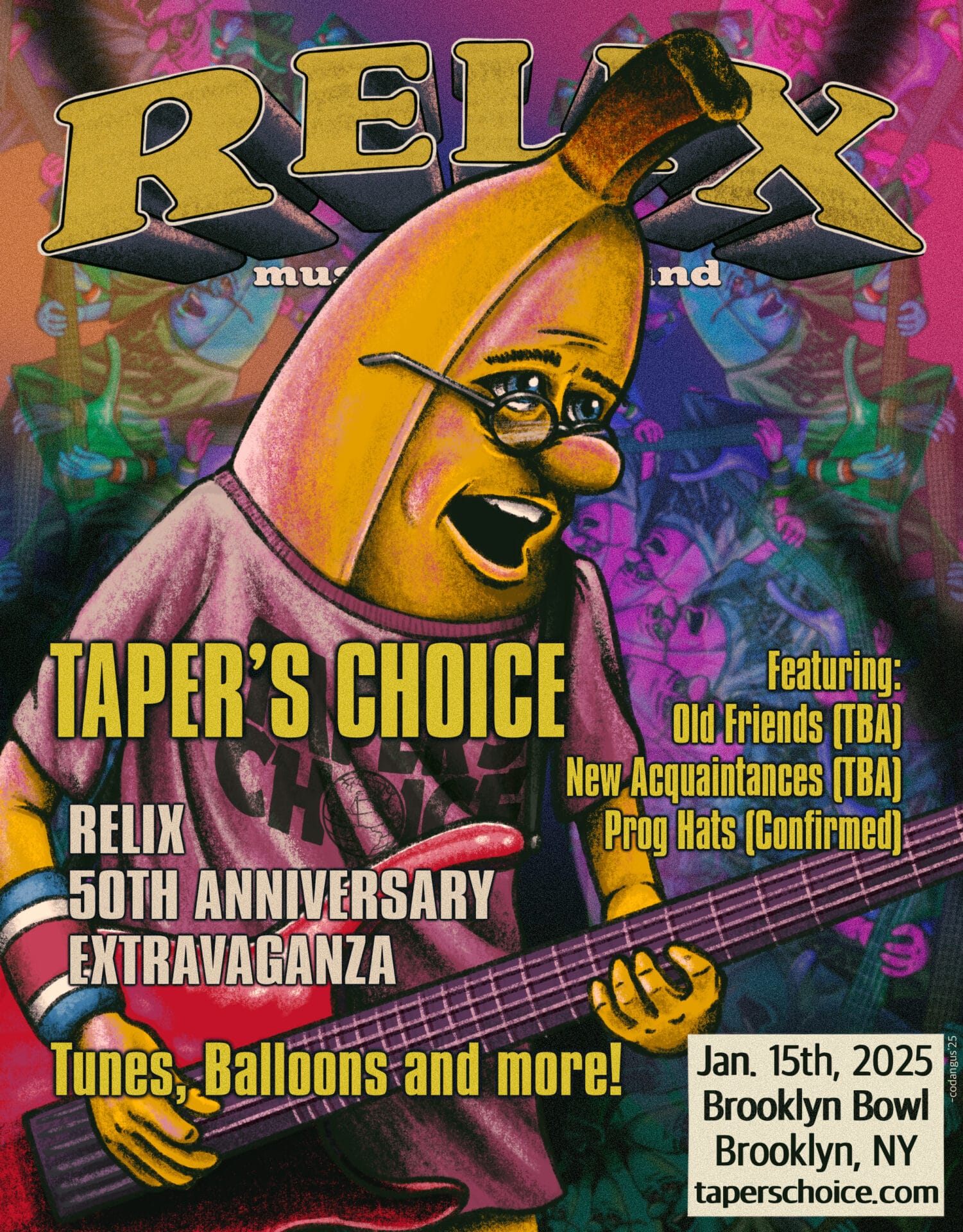 Taper’s Choice to Celebrate Relix 50 at Brooklyn Bowl Williamsburg