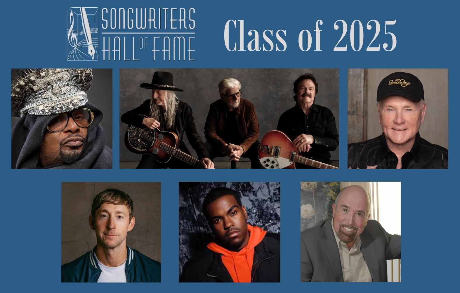 Songwriters Hall of Fame Class of 2025 to Feature The Doobie Brothers, George Clinton and More