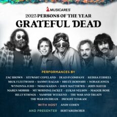 MusiCares’ Grateful Dead Tribute Lineup to Feature Performances by Dead & Company, Dave Matthews, Billy Strings, Lukas Nelson and More