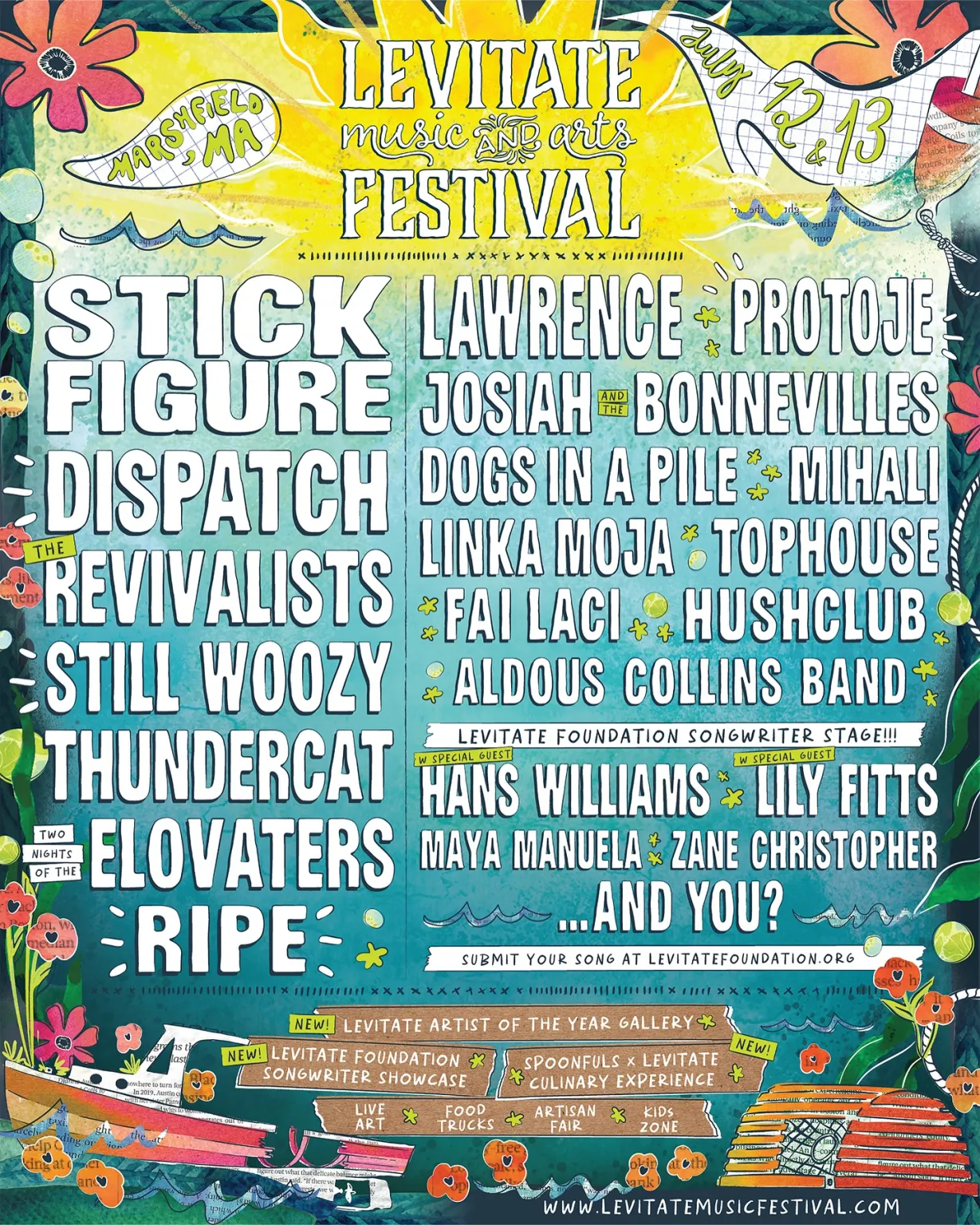 Levitate Music Festival Shares 2025 Artist Lineup: Stick Figure, Dispatch, The Revivalists, Thundercat, Dogs in a Pile and More