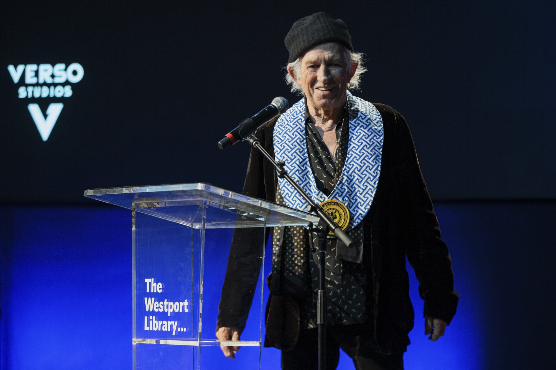 Keith Richards Receives Connecticut Governor’s Award for Excellence