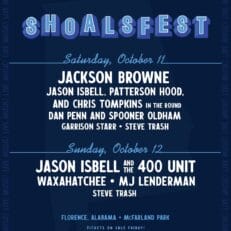 Jason Isbell Unveils Artist Lineup for Fourth Annual ShoalsFest: Jackson Browne, Waxahatchee, MJ Lenderman and More