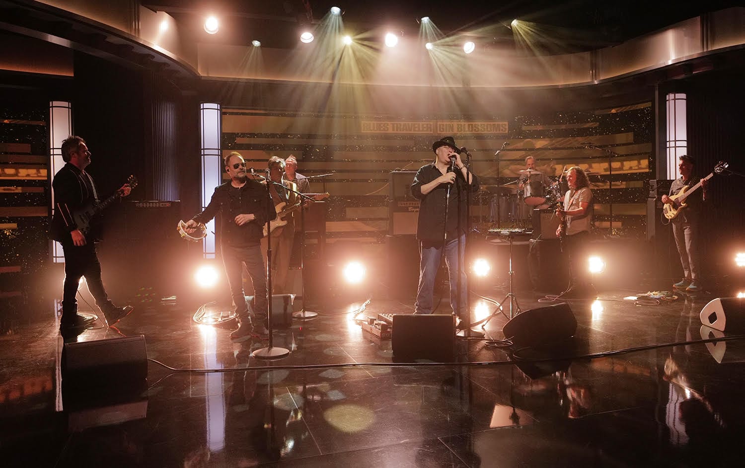Blues Traveler and Gin Blossoms Perform “Run-Around/ Hey Jealousy” Medley on ‘Jimmy Kimmel Live!’ Blues Traveler and Gin Blossoms Perform “Run-Around/ Hey Jealousy” Medley on ‘Jimmy Kimmel Live!’