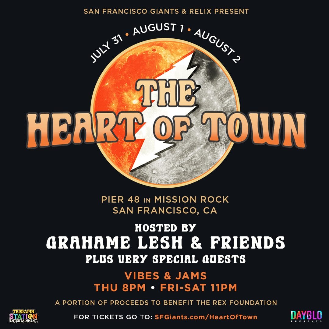 Grahame Lesh & Friends to Host The Heart of Town, A Three-Night Concert Series Celebrating the Grateful Dead at Pier 48 Grahame Lesh & Friends to Host The Heart of Town, A Three-Night Concert Series Celebrating the Grateful Dead at Pier 48