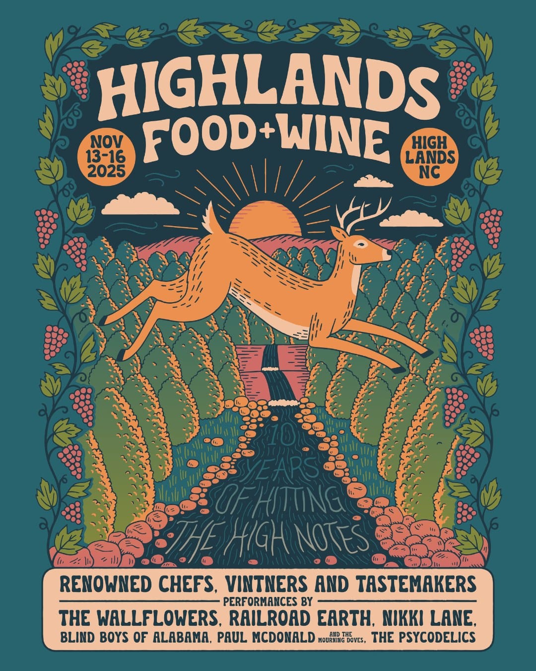 Highlands Food & Wine Festival Unveils 2025 Artist Lineup: The Wallflowers, Railroad Earth, Blind Boys of Alabama and More Highlands Food & Wine Festival Unveils 2025 Artist Lineup: The Wallflowers, Railroad Earth, Blind Boys of Alabama and More