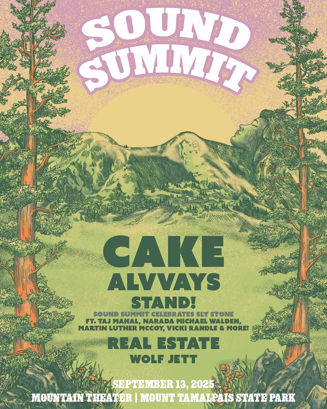 Sound Summit Unveils 2025 Artist Lineup: Cake, Alvvays, Real Estate, Sly Stone Celebration with Taj Mahal, Narada Michael Walden and More Sound Summit Unveils 2025 Artist Lineup: Cake, Alvvays, Real Estate, Sly Stone Celebration with Taj Mahal, Narada Michael Walden and More