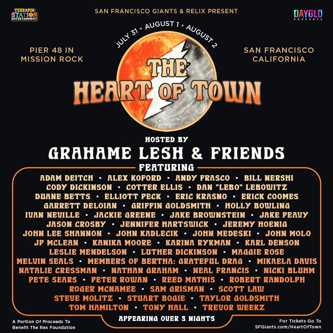 Robert Randolph Joins The Heart of Town All-Star Tribute to the Grateful Dead with Grahame Lesh & Friends Robert Randolph Joins The Heart of Town All-Star Tribute to the Grateful Dead with Grahame Lesh & Friends