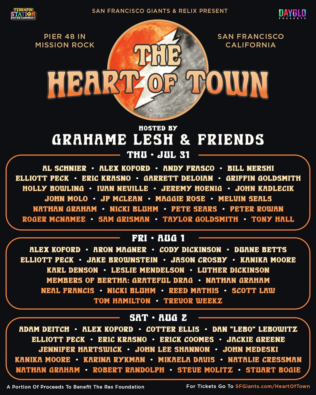 Aron Magner and Al Schnier Join The Heart of Town All-Star Tribute to the Grateful Dead with Grahame Lesh & Friends Aron Magner and Al Schnier Join The Heart of Town All-Star Tribute to the Grateful Dead with Grahame Lesh & Friends