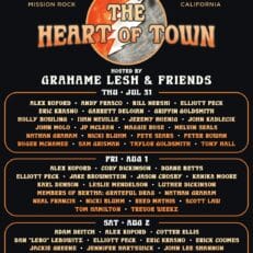 Daily Lineups and New Artist Additions to The Heart of Town All-Star Tribute to the Grateful Dead with Grahame Lesh & Friends