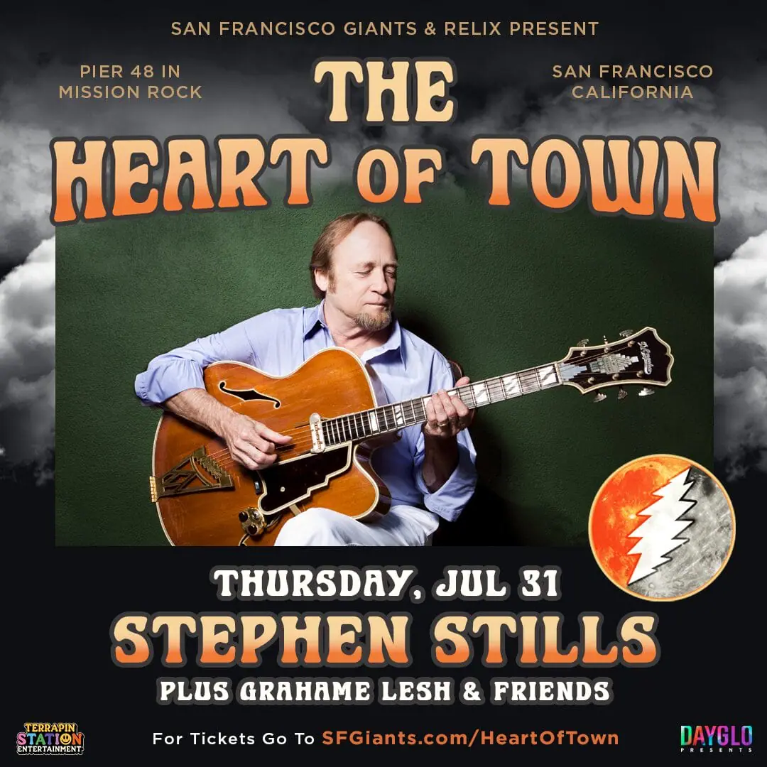 Stephen Stills Joins The Heart of Town All-Star Tribute to the