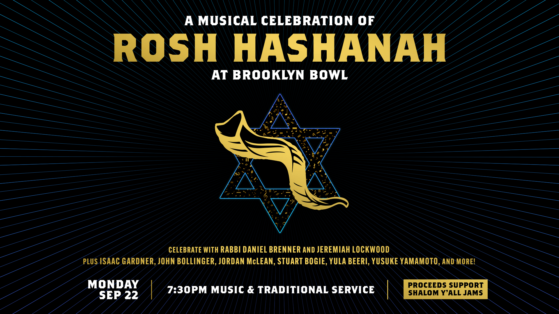 Leslie Mendelson, Members of Jerry Garcia Acoustic Band, Eggy Join Rosh Hashanah Celebration at Brooklyn Bowl