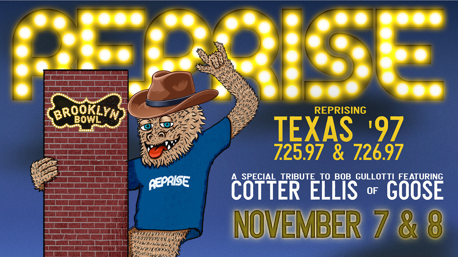 Reprise Will Channel Phish’s 1997 Texas Run and Late Drummer Bob Gullotti with Special Gigs at Brooklyn Bowl