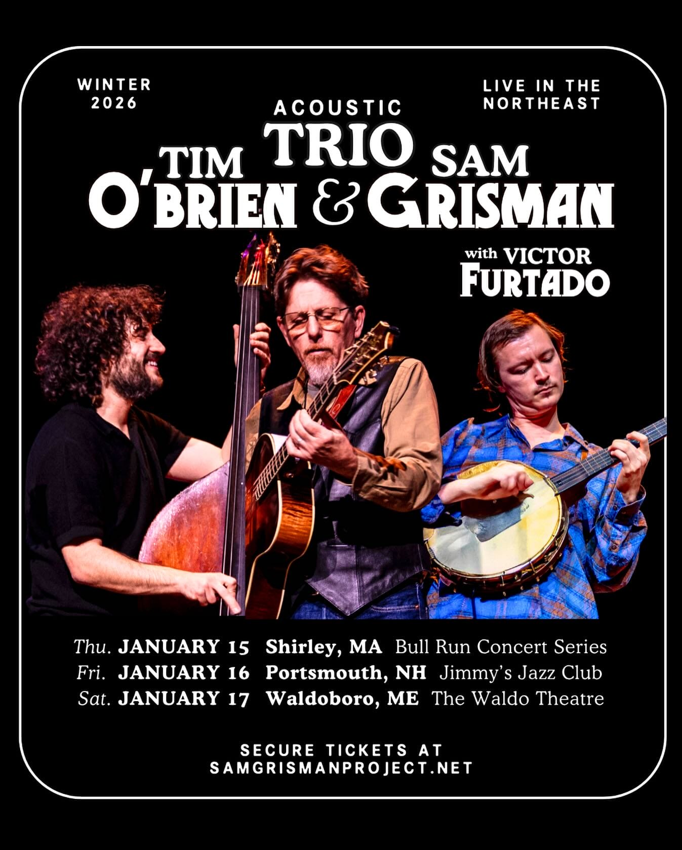 Sam Grisman Outlines Intimate East Coast Trio Run with Tim O’Brien and Victor Furtado Sam Grisman Outlines Intimate East Coast Trio Run with Tim O’Brien and Victor Furtado