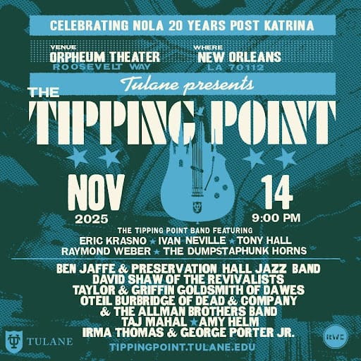 The Tipping Point to Unite Taj Mahal, Dawes, Oteil Burbridge, Irma Thomas, George Porter Jr. and More for Scholarship Fundraising Concert