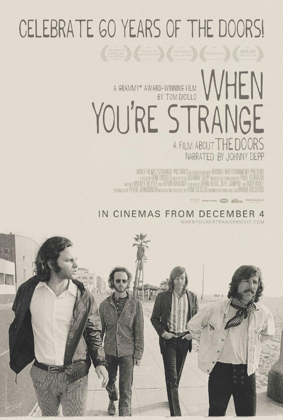The Doors Documentary ‘When You’re Strange’ Re-Releasing for Band’s 60th Anniversary