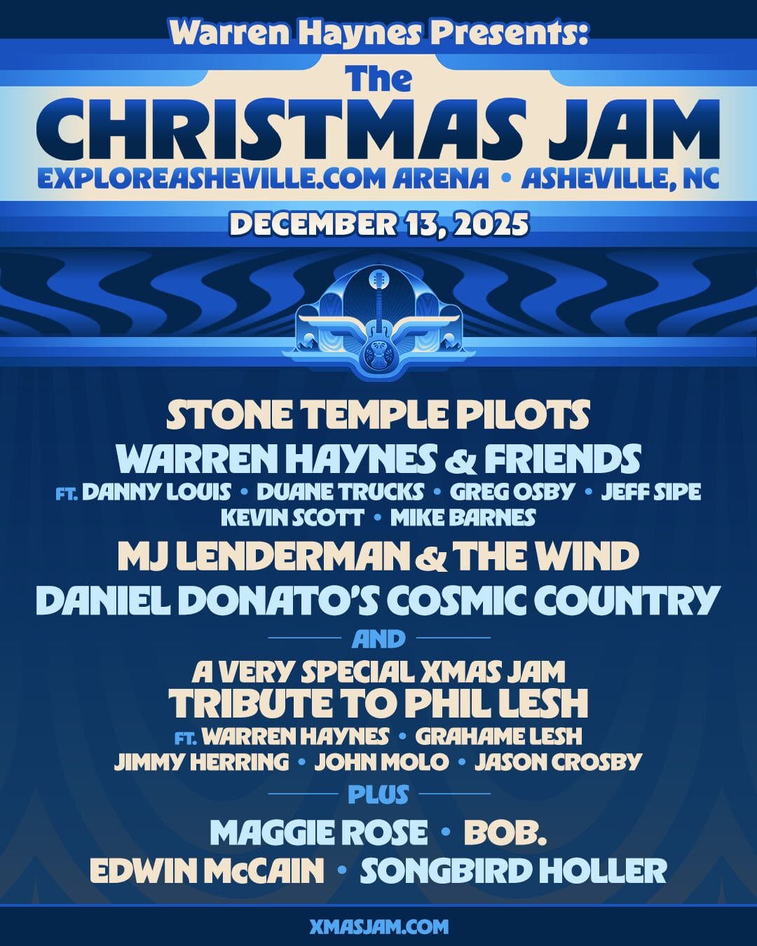 Warren Haynes Presents: Christmas Jam Shares Christmas Jam By Day Schedule
