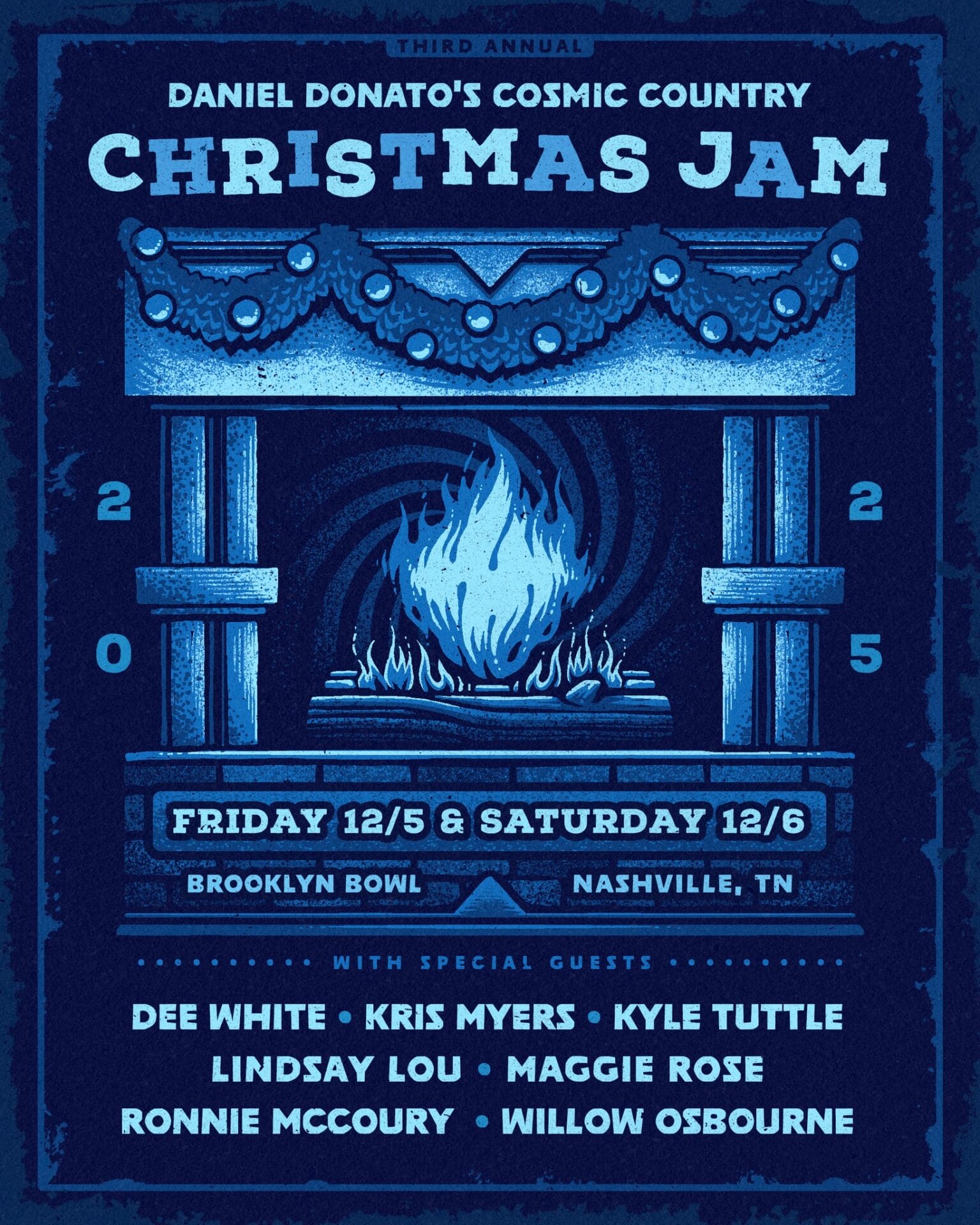 Daniel Donato’s Christmas Jam at Brooklyn Bowl Nashville to Feature Ronnie McCoury, Kris Myers, Maggie Rose, Lindsay Lou, Kyle Tuttle and More