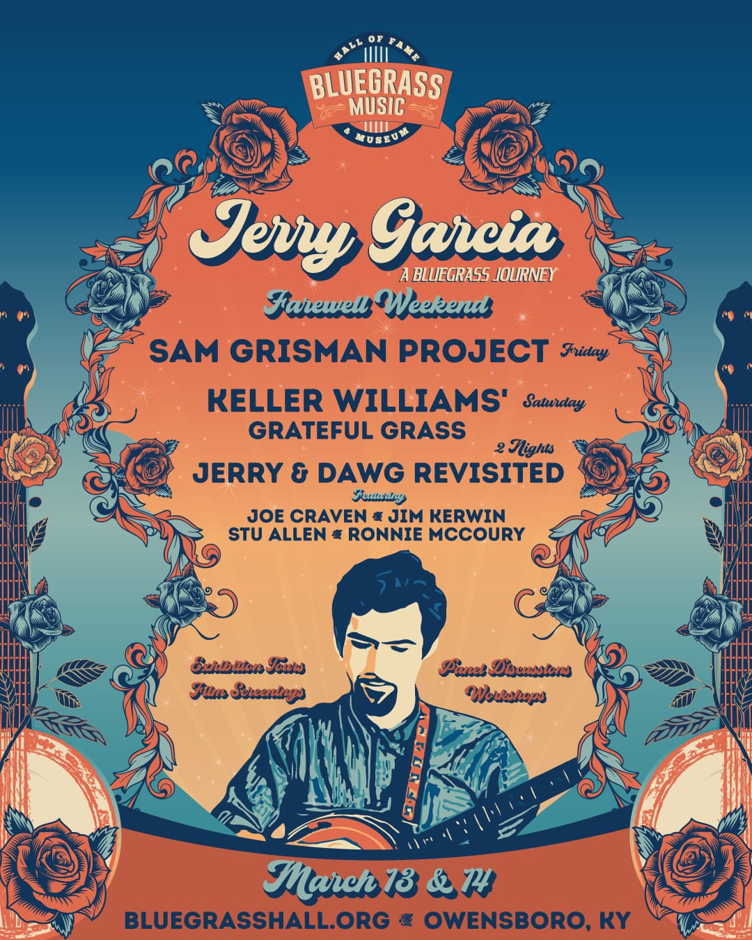 Jerry Garcia: A Bluegrass Journey Farewell Weekend to Feature Performances by Sam Grisman Project, Keller Williams’ Grateful Grass, Plus More