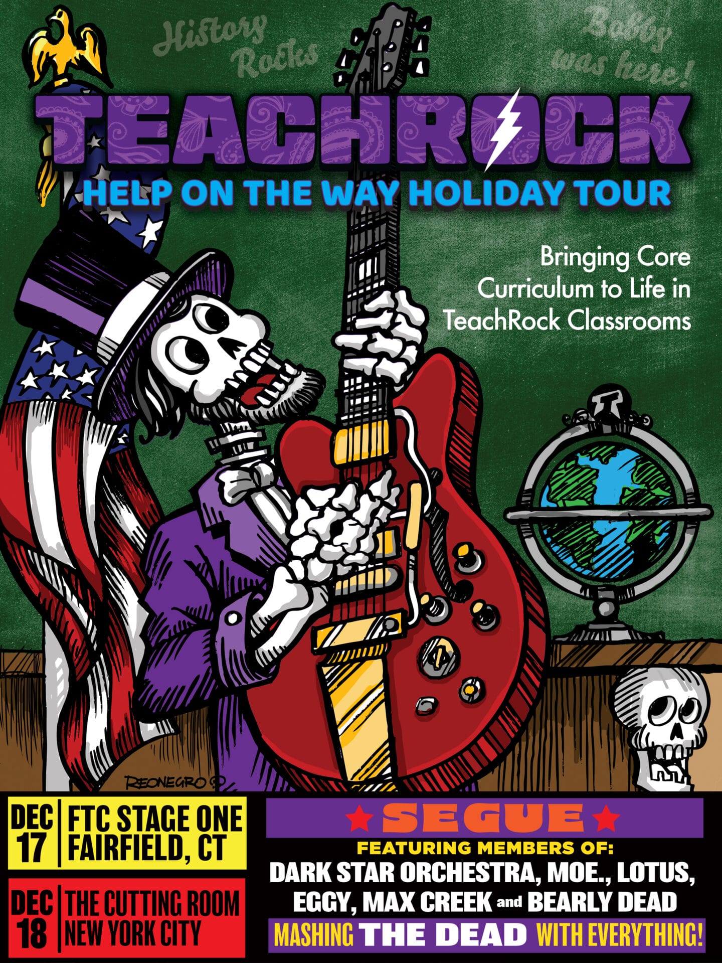 TeachRock Announce Help on the Way Holiday Tour with Segue, Featuring Members of moe. Dark Star Orchestra, Eggy, Lotus and More