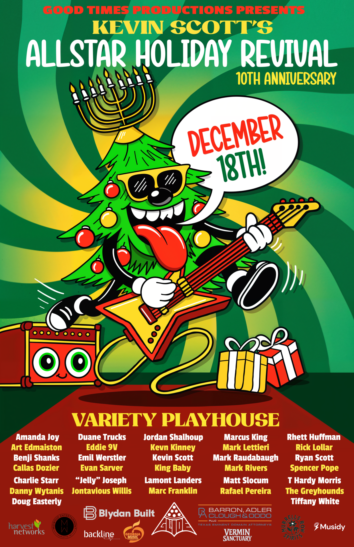 Kevin Scott Adds Marcus King, Eddie 97 to Annual Atlanta Holiday Show