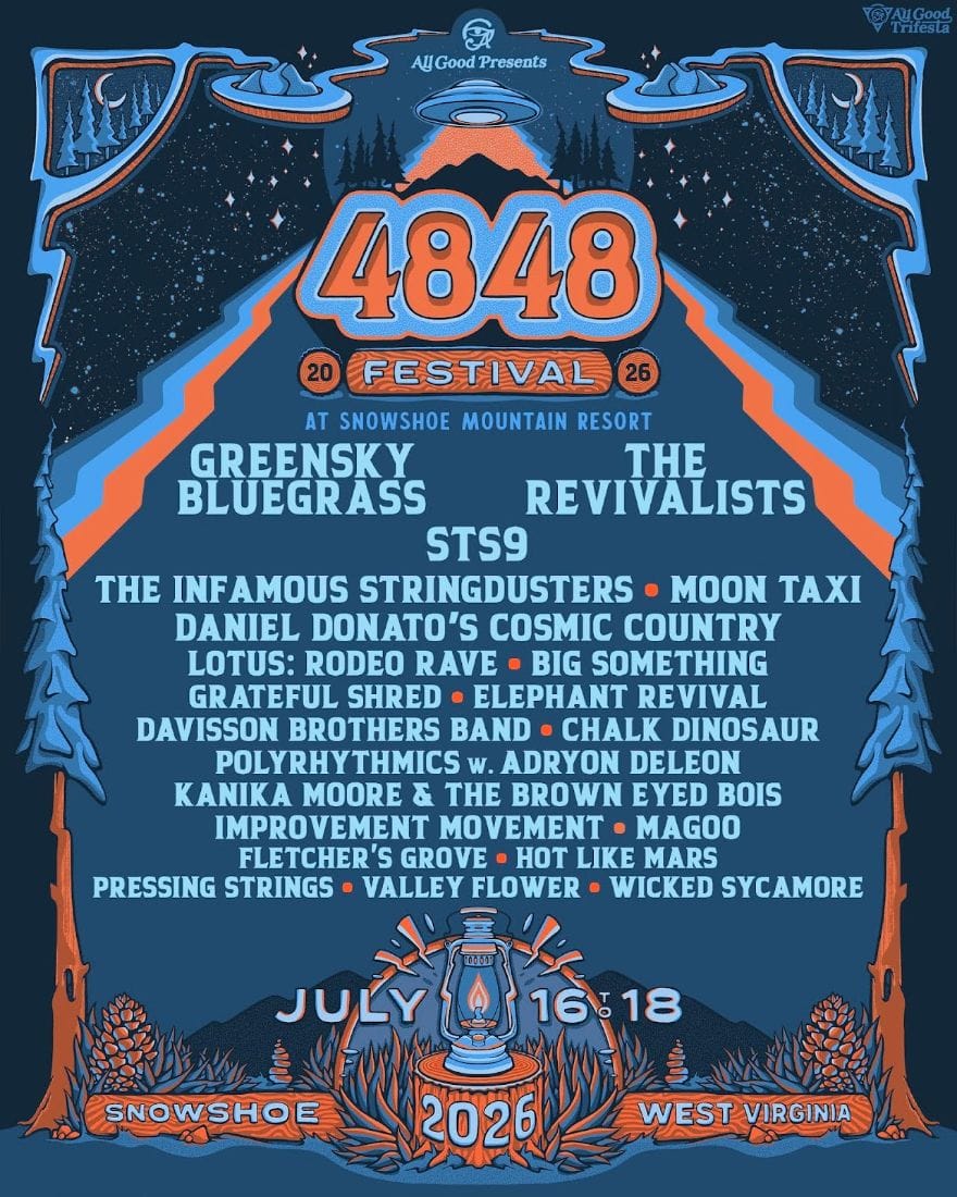4848 Festival Unveils Artist Lineup for Summer Gathering: Greensky Bluegrass, The Revivalists, STS9 and More