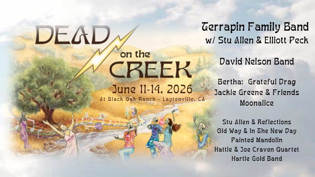 Dead On The Creek Festival Issue 20th Anniversary Artist Lineup: Terrapin Family Band, David Nelson Band, BERTHA and More