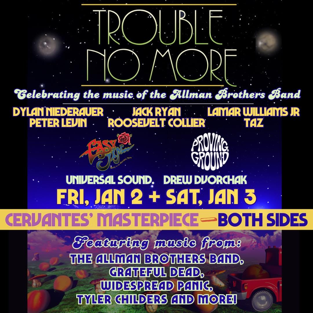 Trouble No More Sets Sights on Post-New Year’s Eve Cervantes’ Masterpiece Ballroom Run in Denver