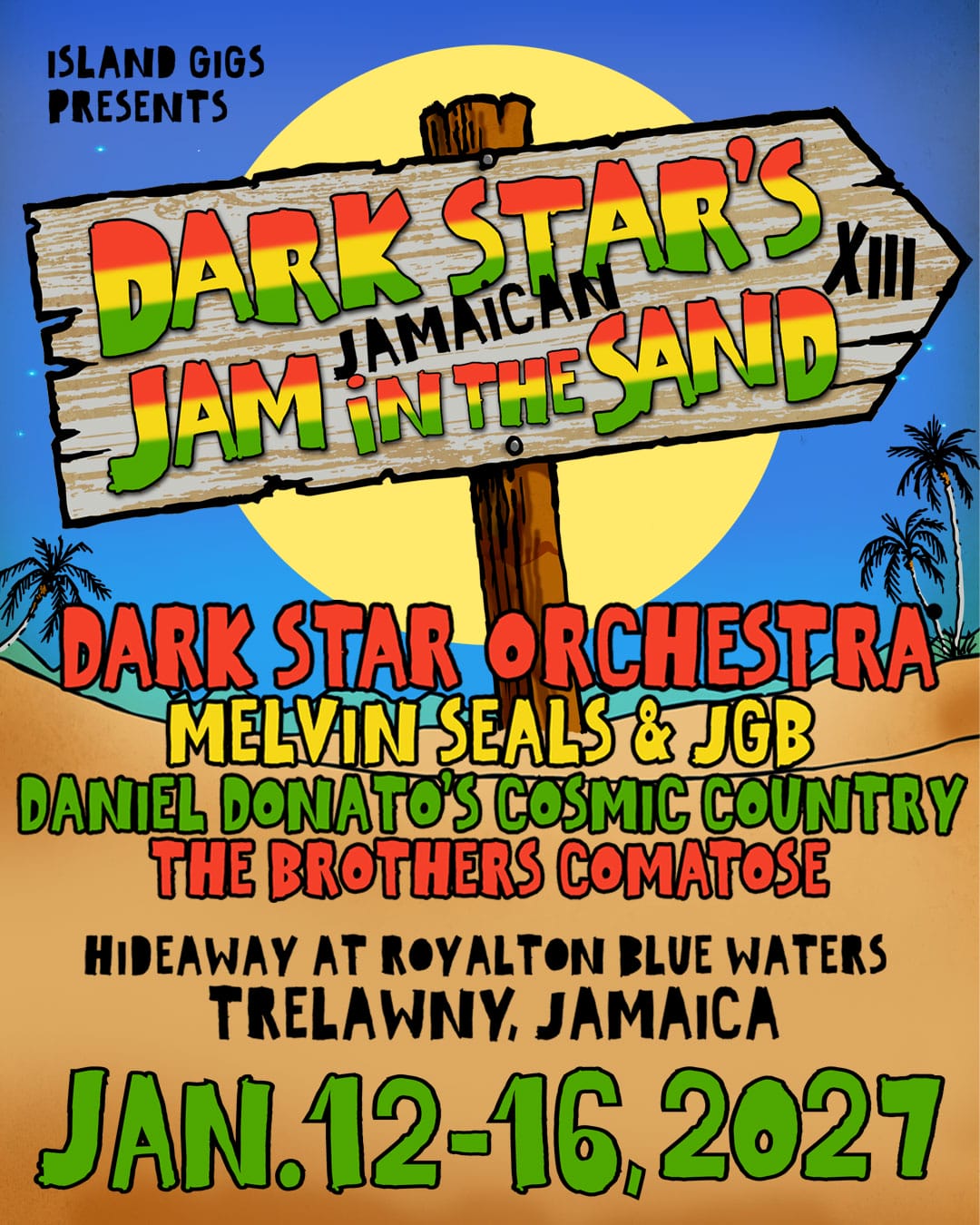 邦楽 JAM STRINGS THE DEPARTURE Dark Star Orchestra Announce Jam in the Sand Return for 2027 with