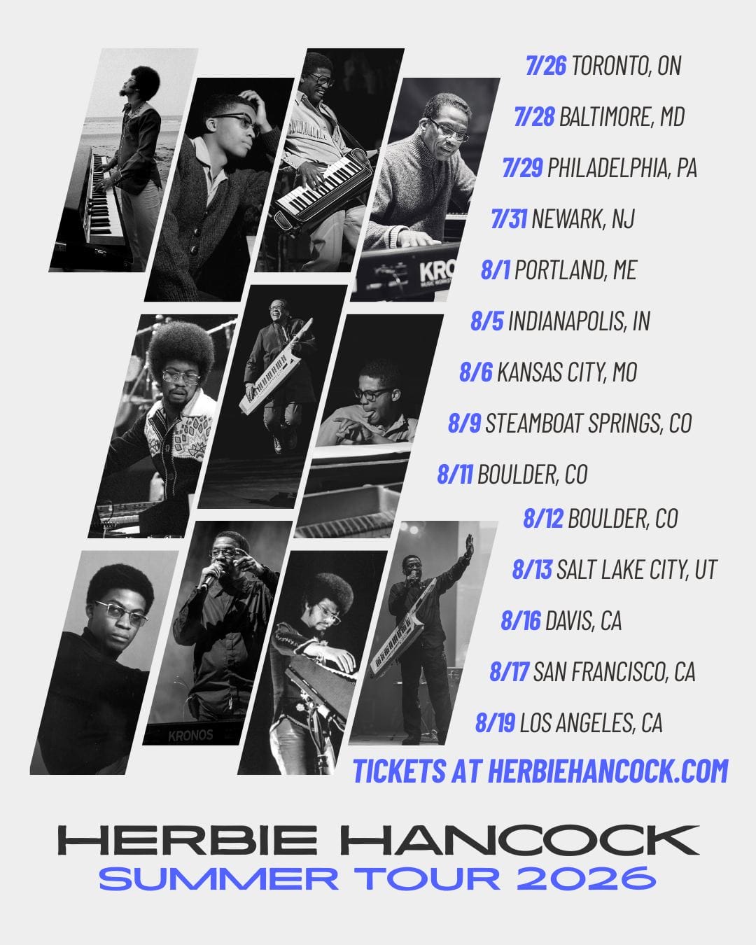 Herbie Hancock Unveils North American Summer Tour 2026
